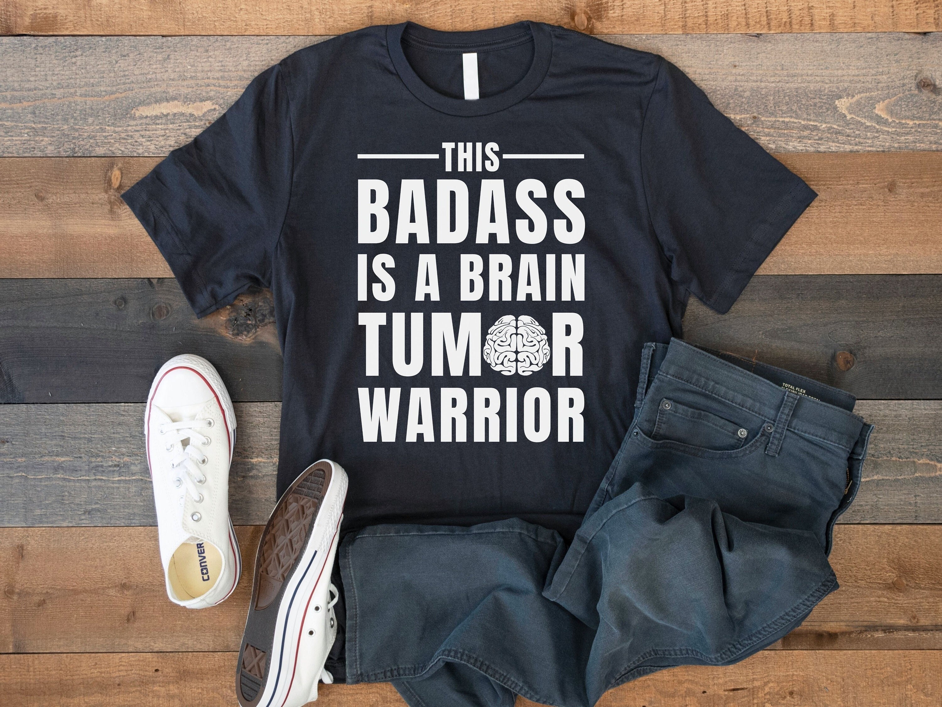 Brain Tumor Shirt, Brain Tumor Gift, Brain Cancer T Shirt, Brain Tumor Warrior