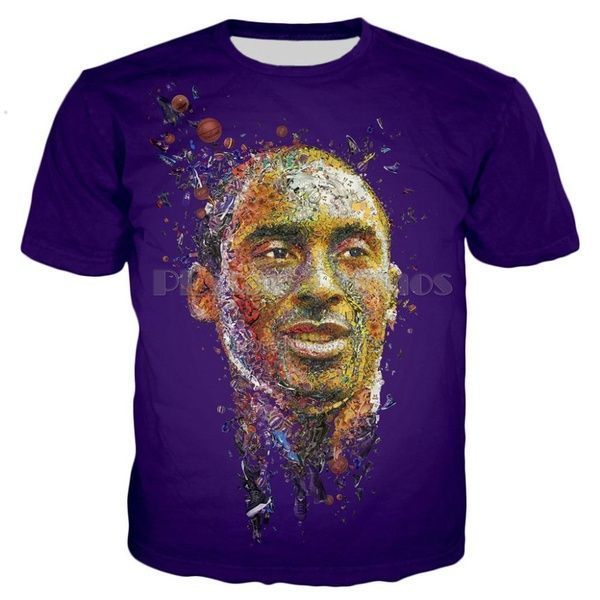 Newest Summer Fashion Hip Hop 3Dt Shirt A Lakers Kobe Bryant Print 3D Shirt