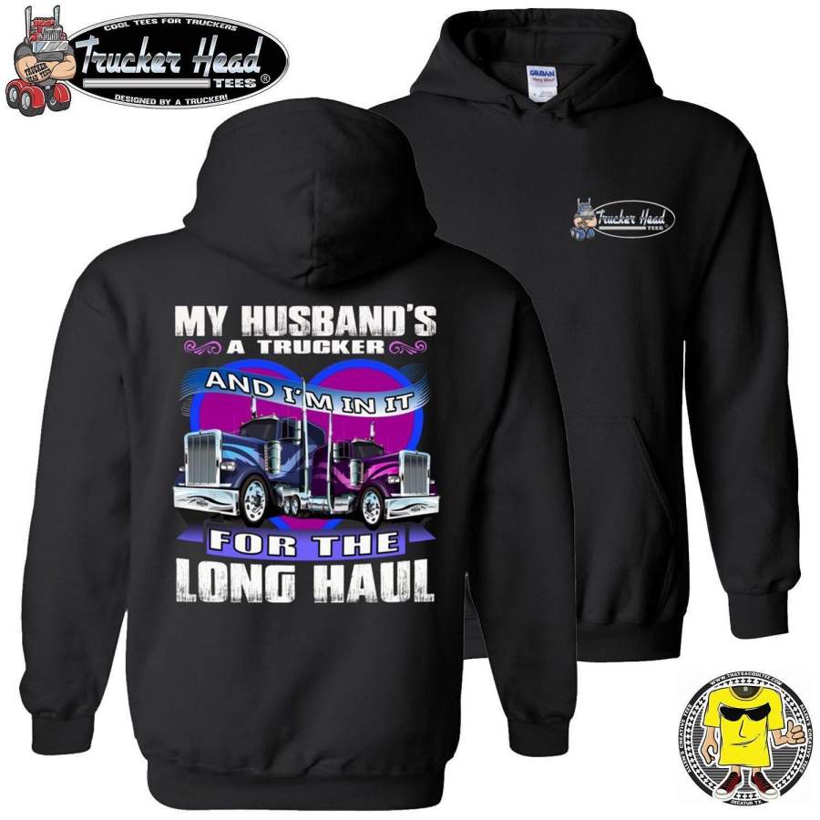 My Husband’s A Trucker Wife Hoodie