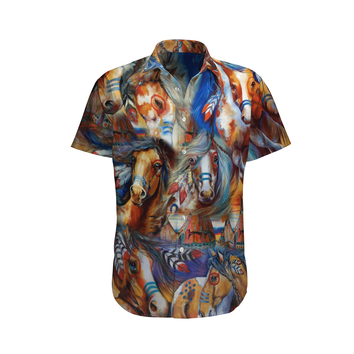 Horse Colorful High Quality Unisex Hawaii Shirt For Men And Women Ha35093