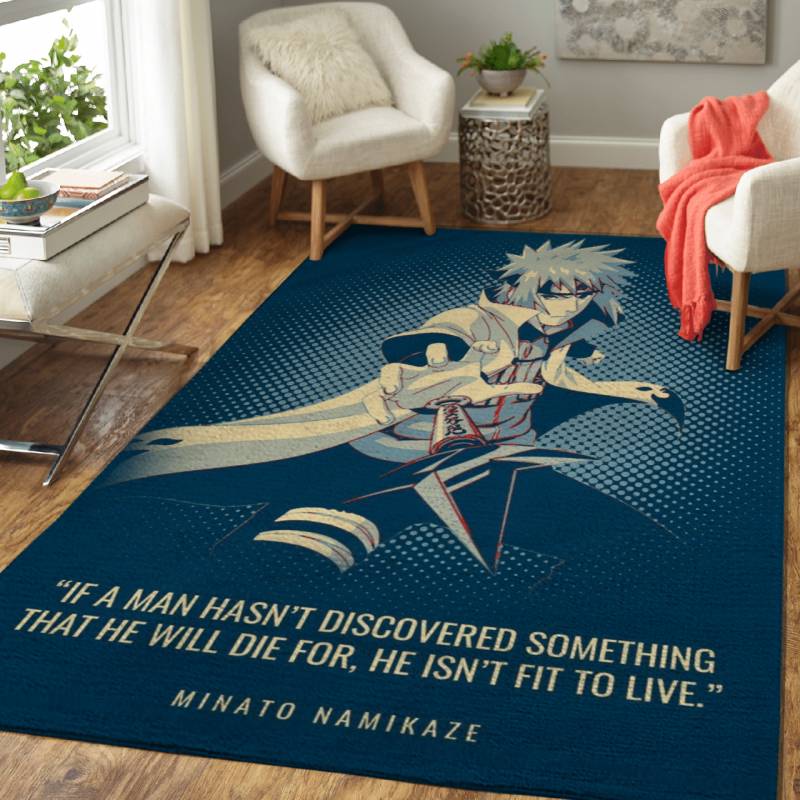 Minato Namikaze Quotes Anime Area Rug – Carpet