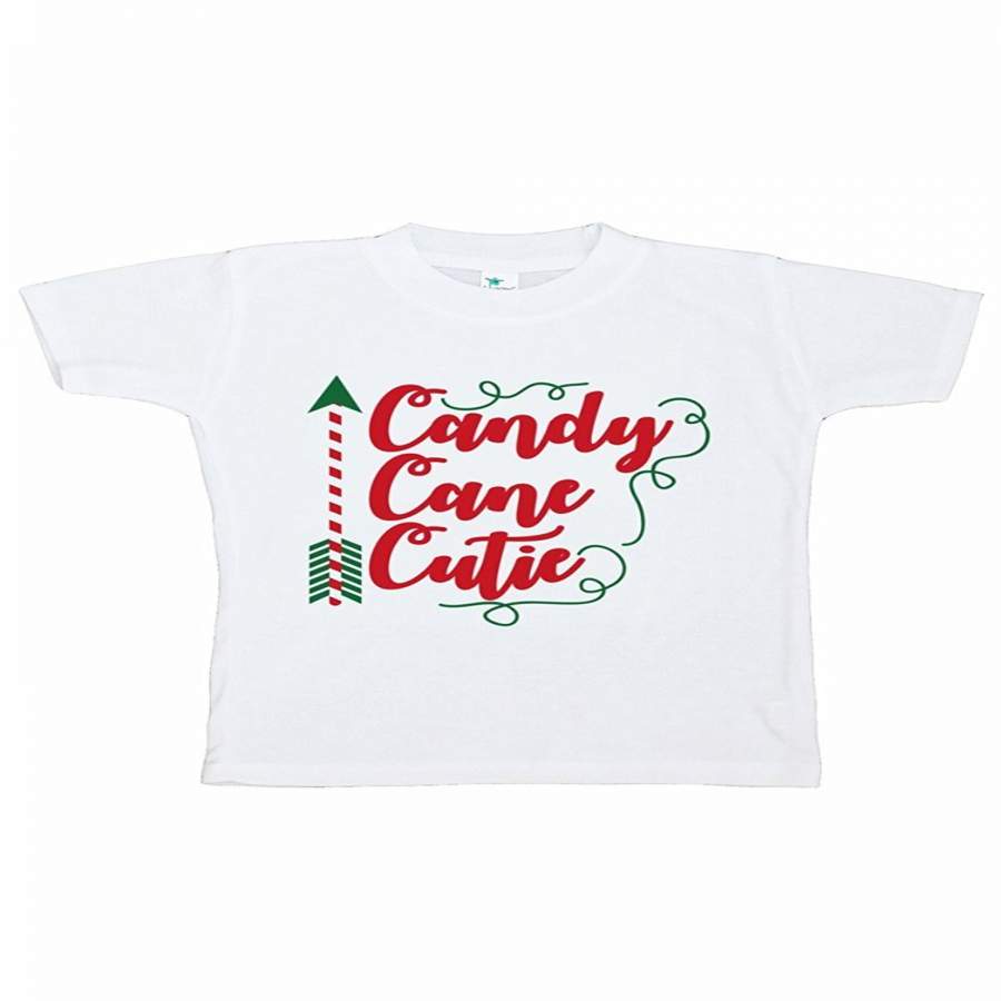 7 ate 9 Apparel Kids Candy Cane Cutie T-shirt