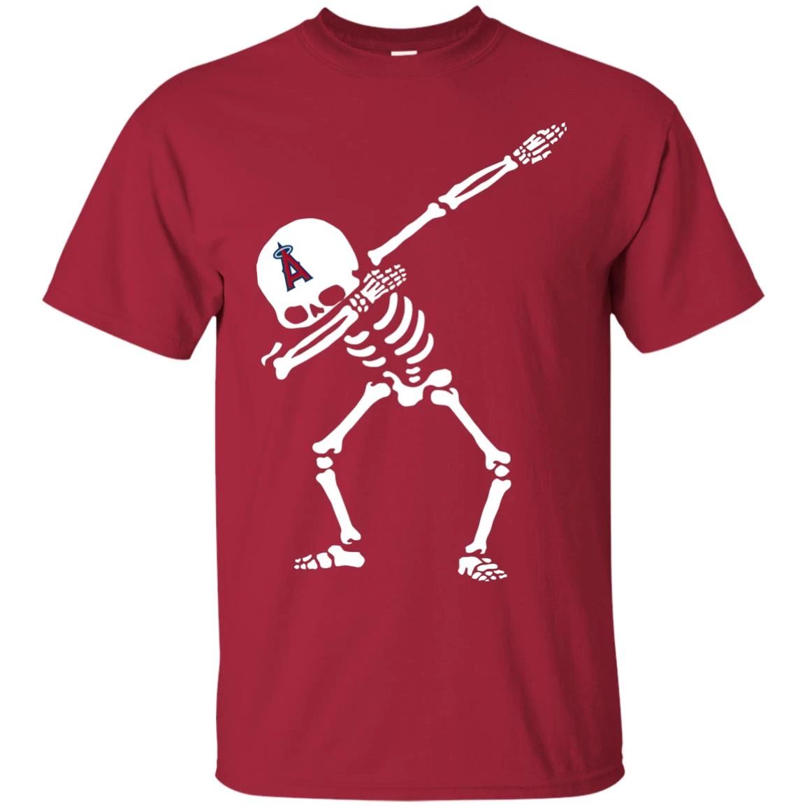 Dabbing Skull Los Angeles Angels T Shirts