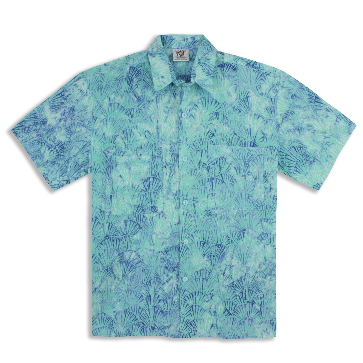 Fan Shells Blue Amazing Design Hawaii Shirt Ha44350