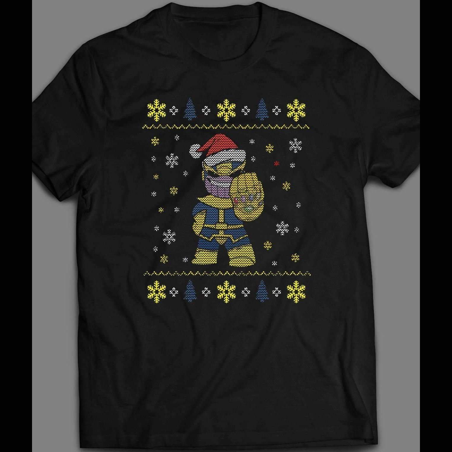 THANOS SANTA CHRISTMAS UGLY SWEATER SHIRT