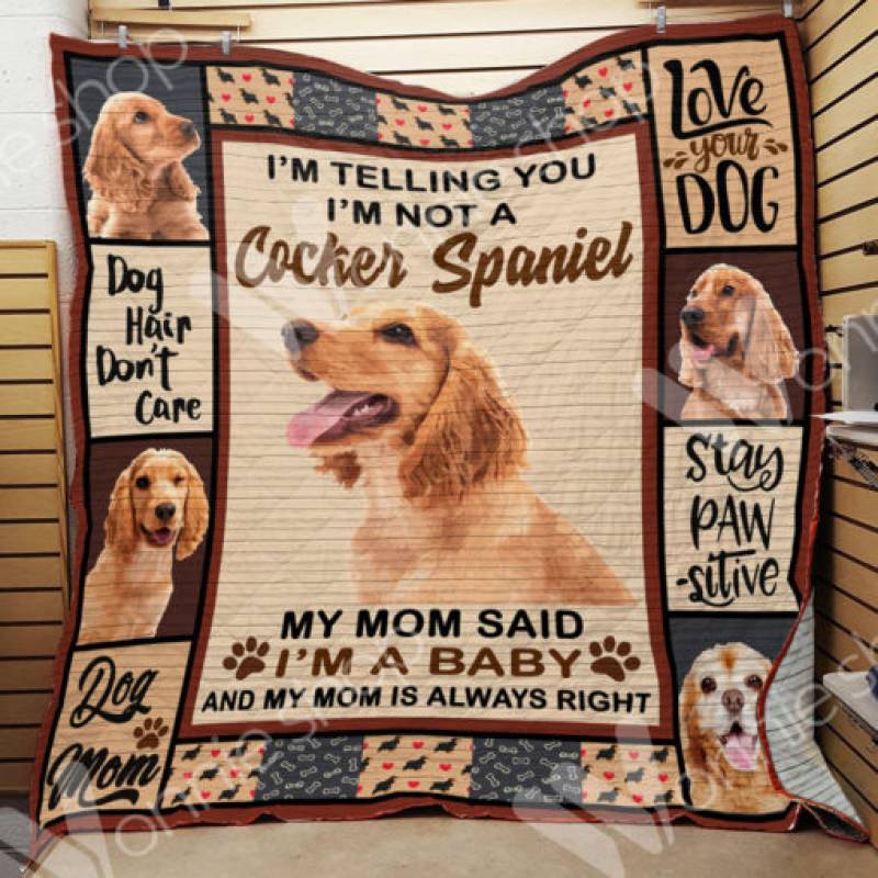 Cocker Spaniel Dog Blanket NOV0201 79O49