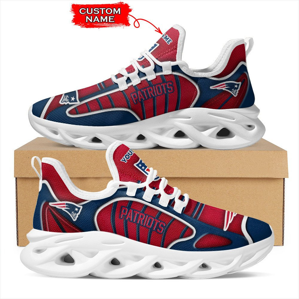 New England Patriots Personalized Yezy Running Sneakers Bg150