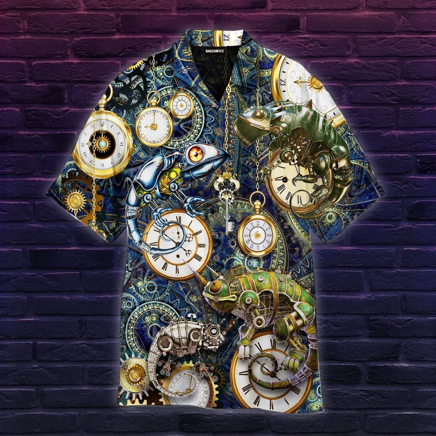 Stay Cool Steampunk Chameleon Hawaii Shirt For Men Women Ha37855