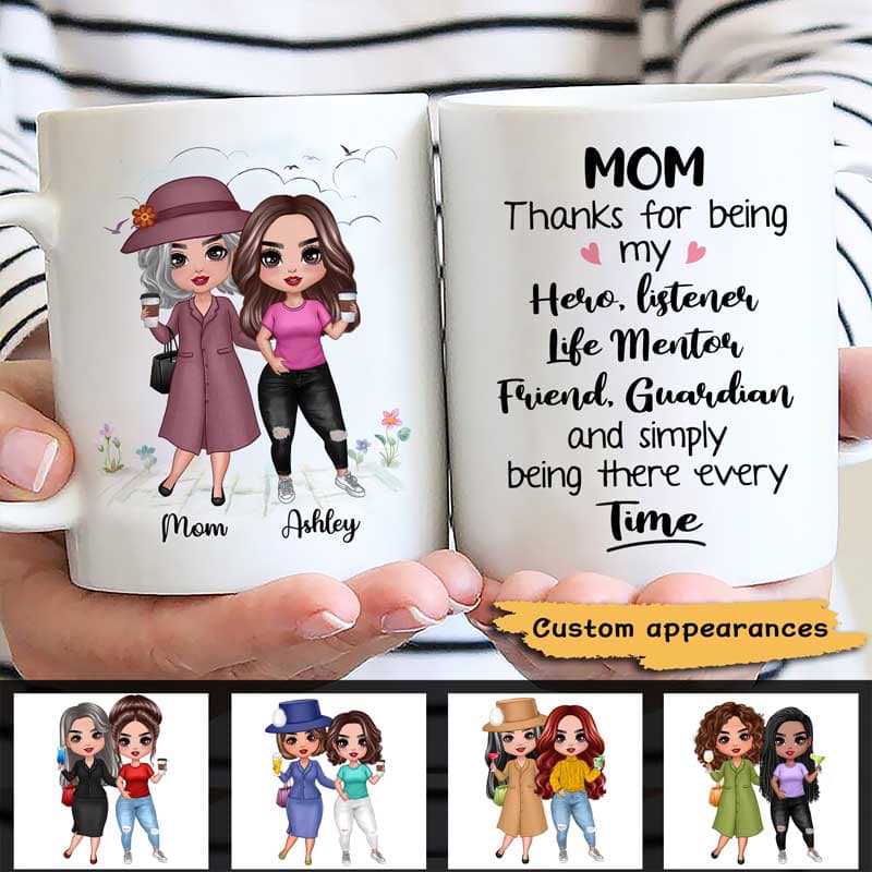 Thanks For Being My Listener Gift For Mom Personalized Mug