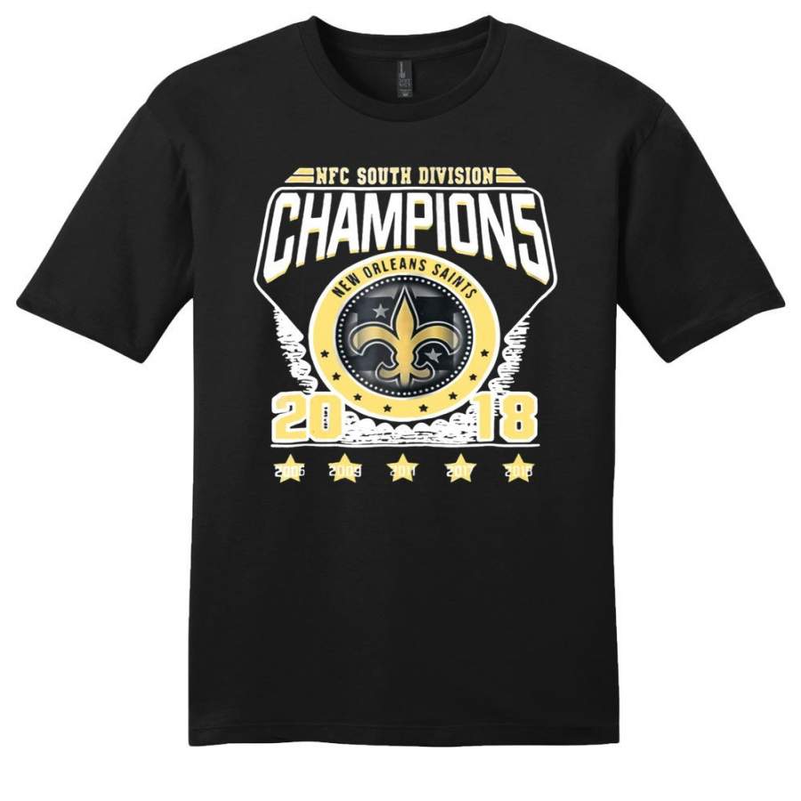 NFC South Division Champions 2018 New Orleans Saints Men T-shirt