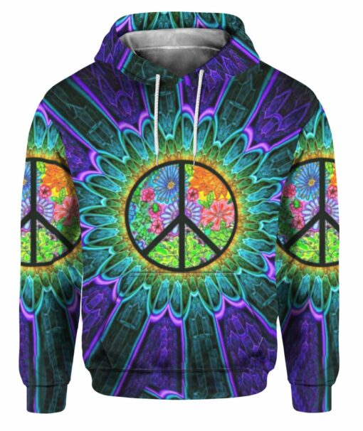 Happy Hippie Life Peace 3D All Over Print Shirts For Men & Women, Gift For Hippie Soul, Hippie Lover