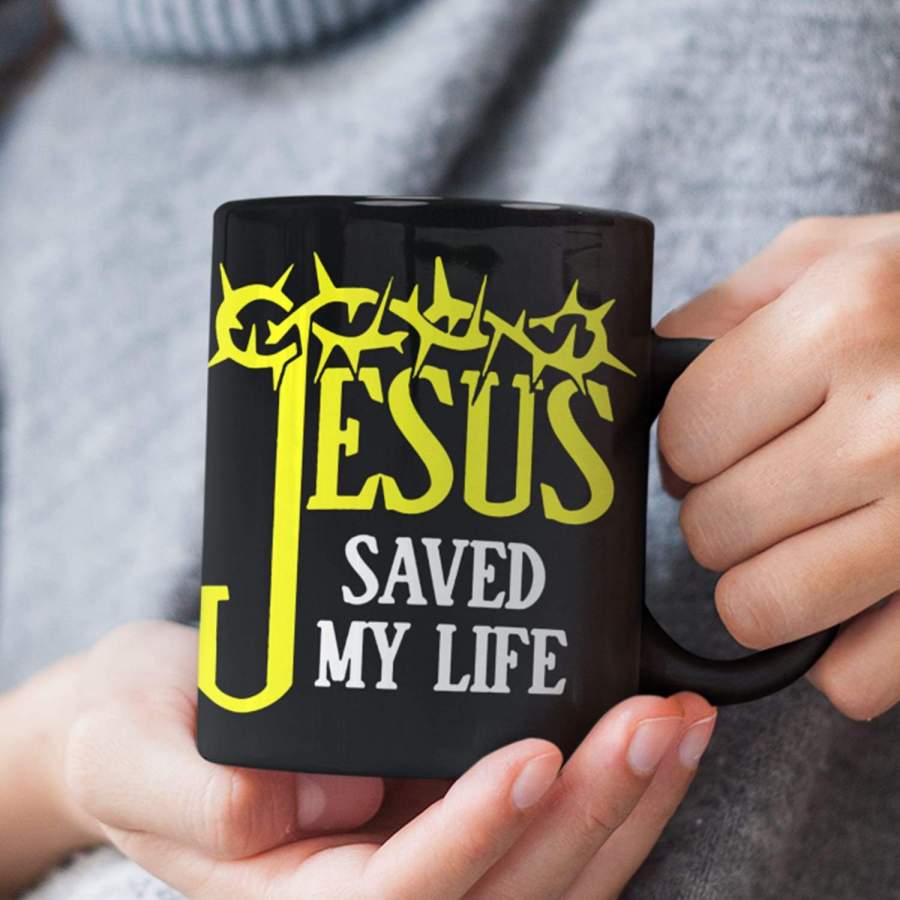 Jesus saved my life coffee mug