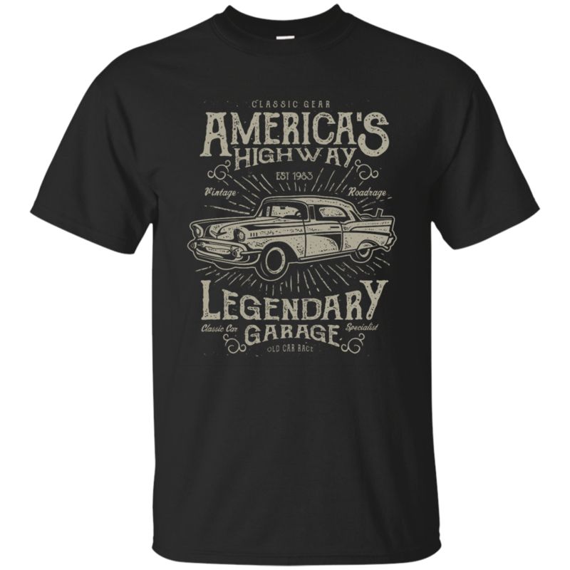 America’s Highway Vintage Car T-shirt