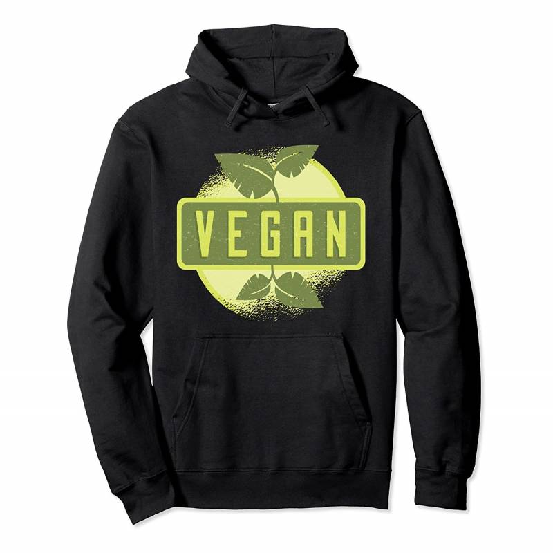 Vegan, green vegetarian plants symbol for animal lovers Pullover Hoodie, T-Shirt, Sweatshirt