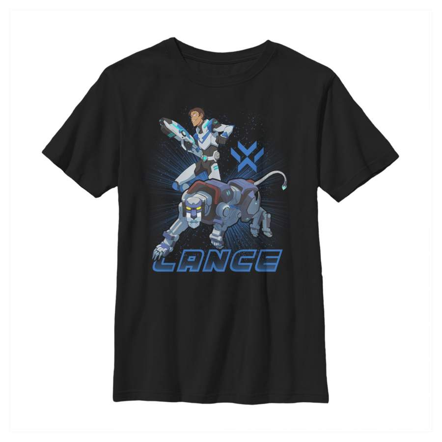 Voltron: Legendary Defender Boy’s Lance Lion Action Pose  T Shirt