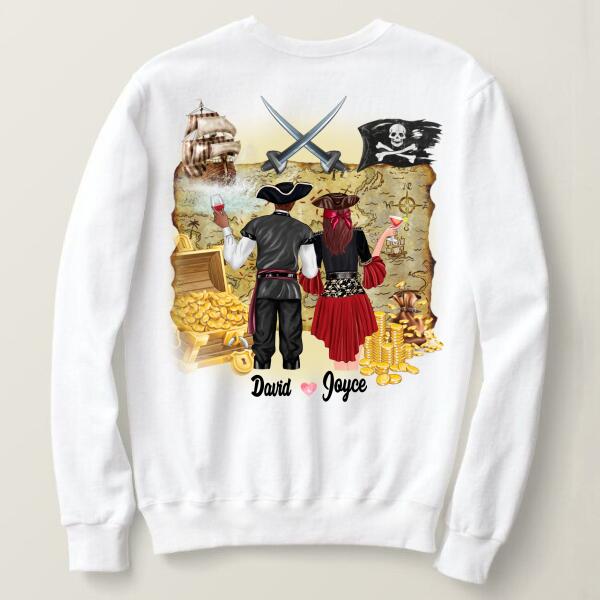 Personalized Halloween Themed Sweatshirts – Halloween Gifts For Boyfriend – Matching Shirts For Couples