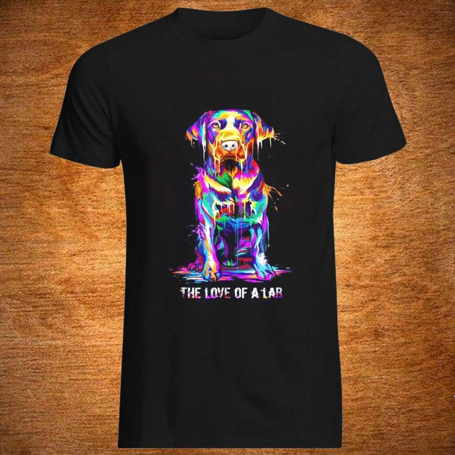 The Love Of Labrador Retriever T-Shirt Men Tees