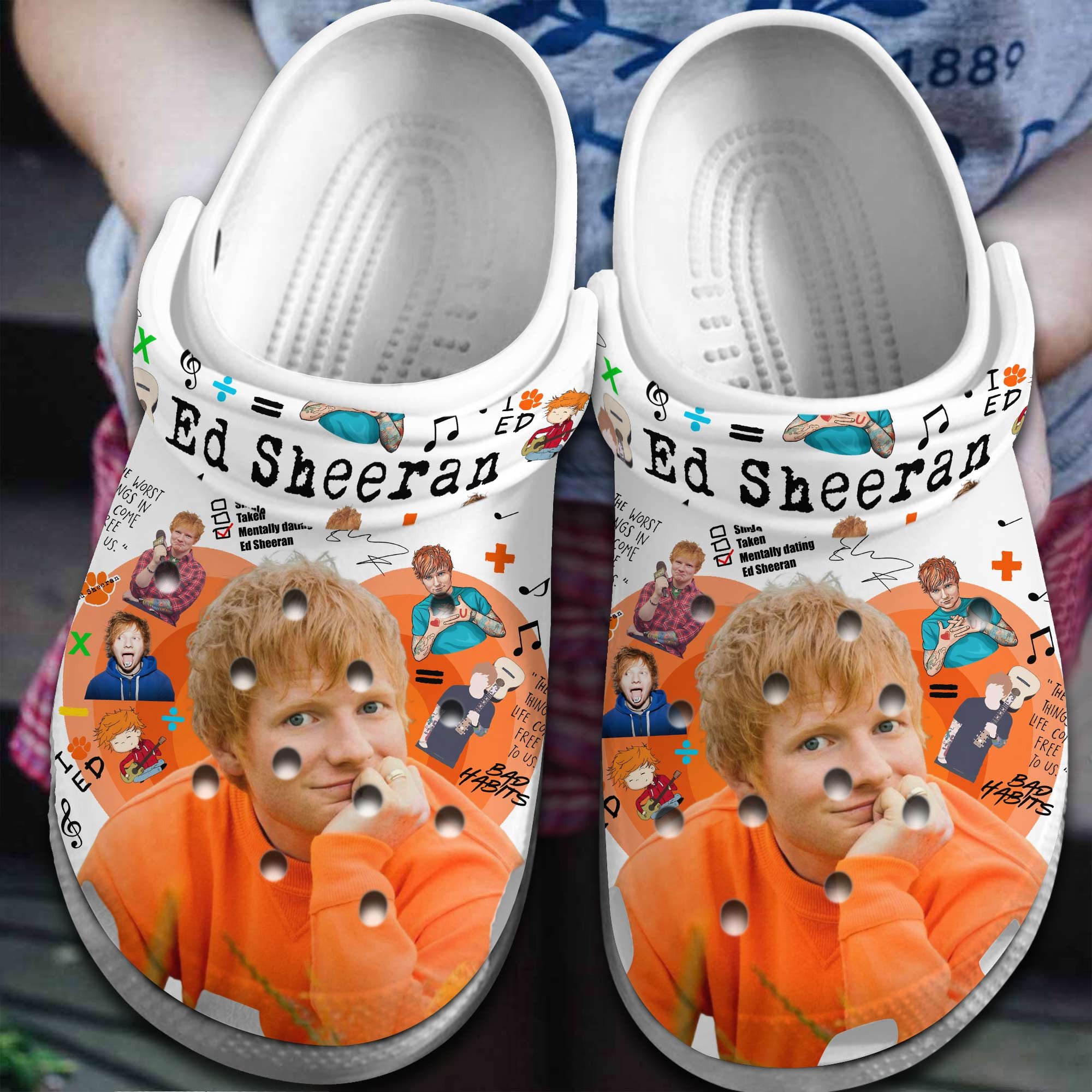 Ed Sheeran Singer Crocss Clogs For Men Women And Kid S2Igfhah
