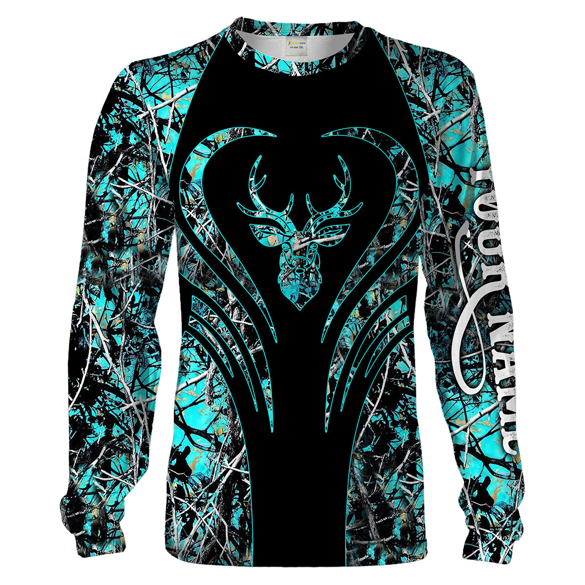 Muddy girl Serenity camo hunting Deer head Custom Name 3D full printing Shirt Hoodie Personalized gifts for Women Kid Chipteeamz FSD1707