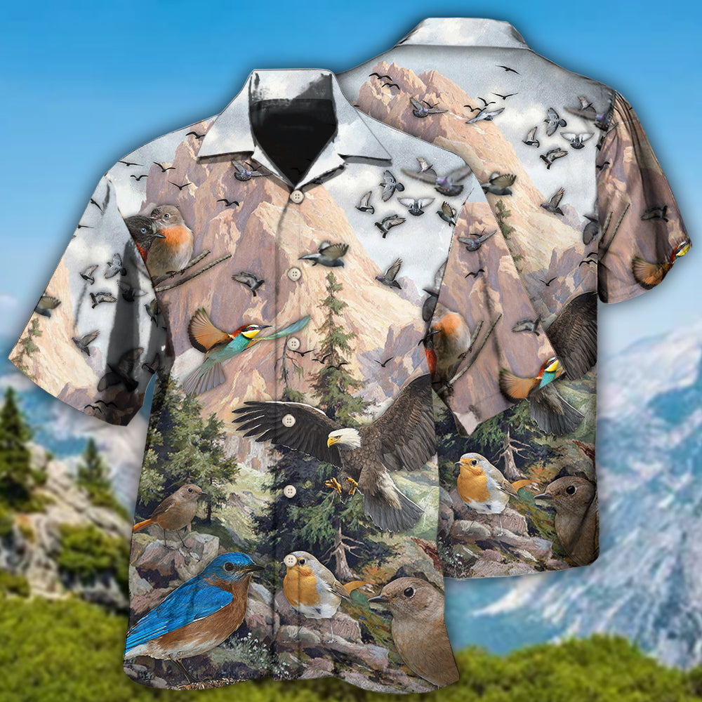 Birds Mountain Hawaii Shirt Ha41562