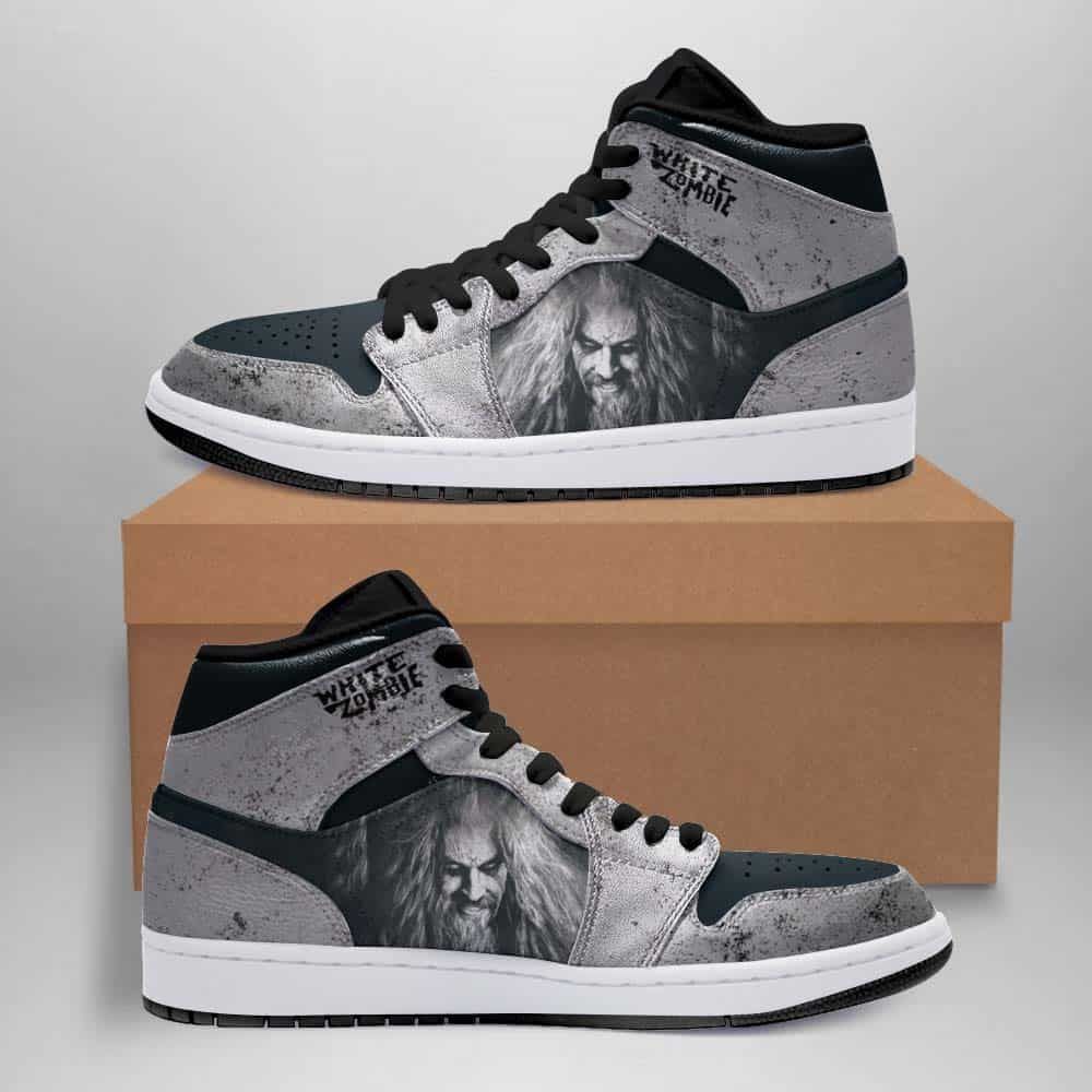 Rob Zombie White Zombie Custom Air Jordan Sneaker2021 Shoes Sport Sneakers Air Jordan High Sneakers Sport Sneakers