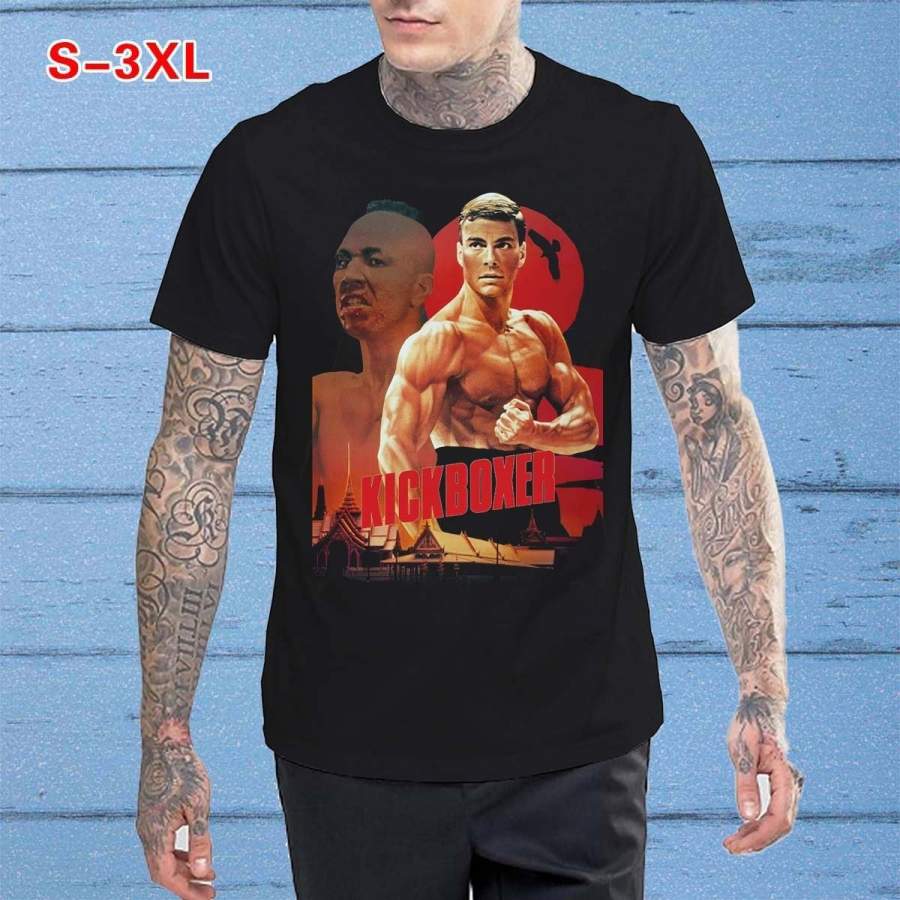 KICKBOXER Movie Poster Ver. 1 Jean-Claude Van Damme Men’s T-Shirt