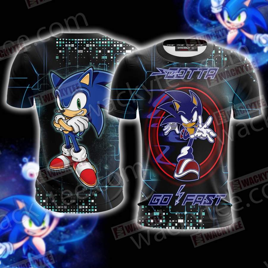 Sonic The Hedgehog Unisex 3D T-shirt