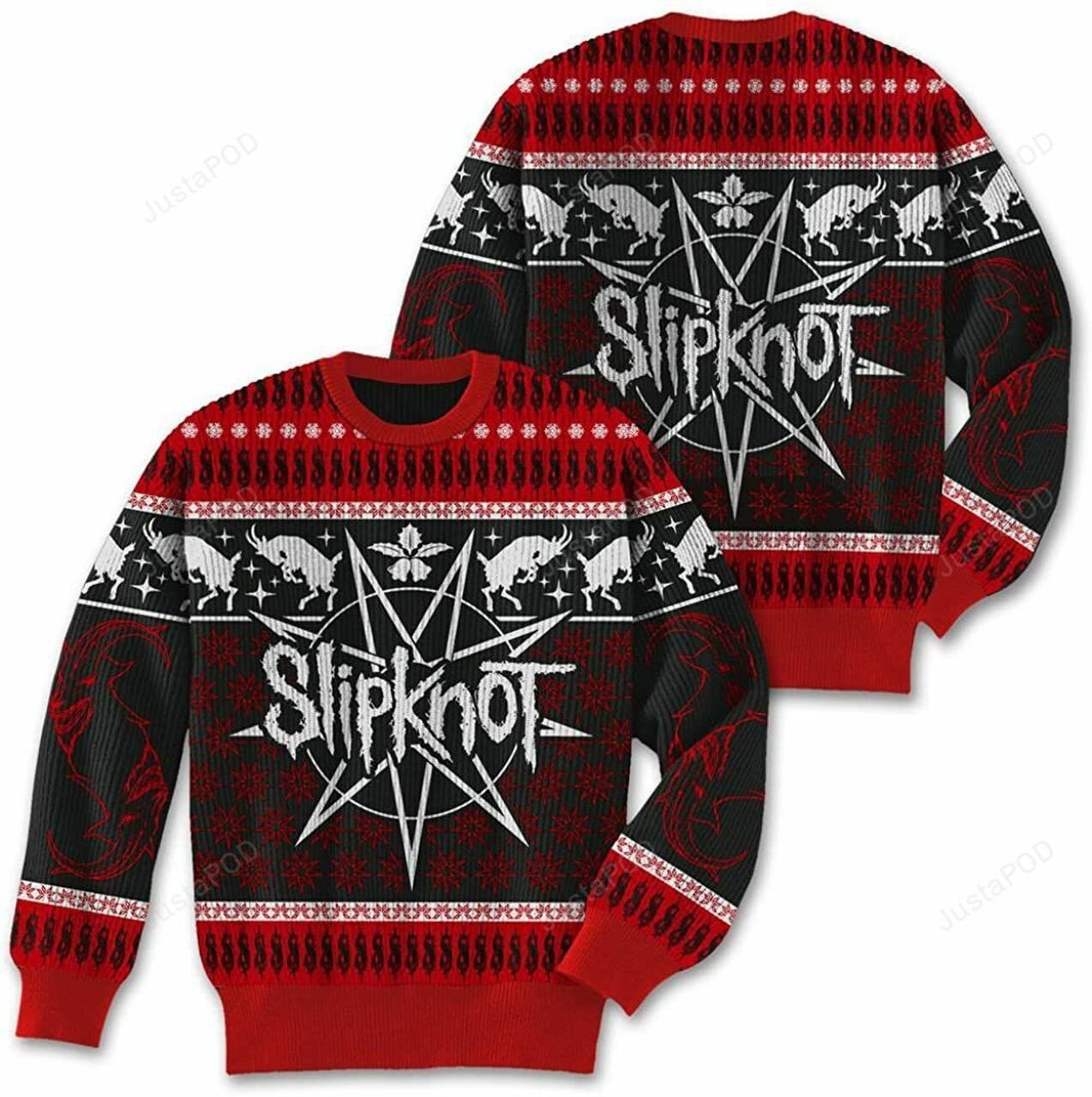 Slipknot – Pentagram Ugly Christmas Adult Sweater