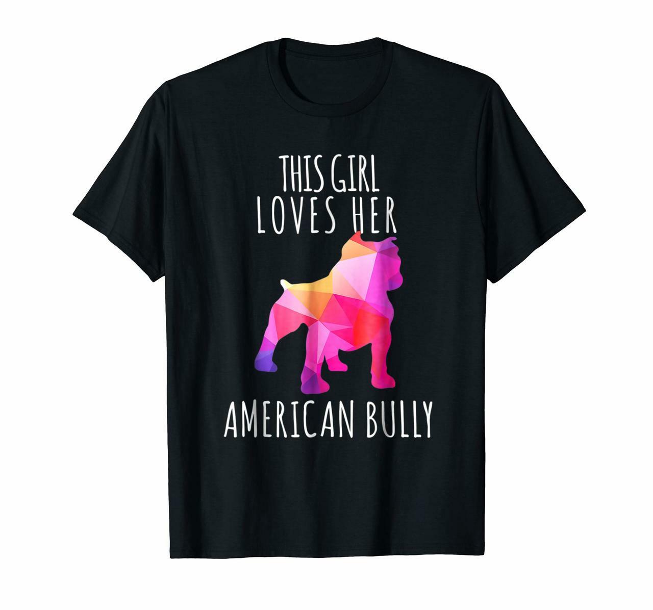 Loves American Bully Dog Dog Puppy Lover Tshirt