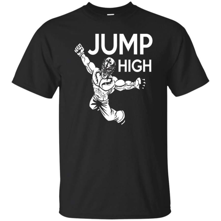 AGR Mexican Wrestler Jump High Men Women Gift Tee Shirt