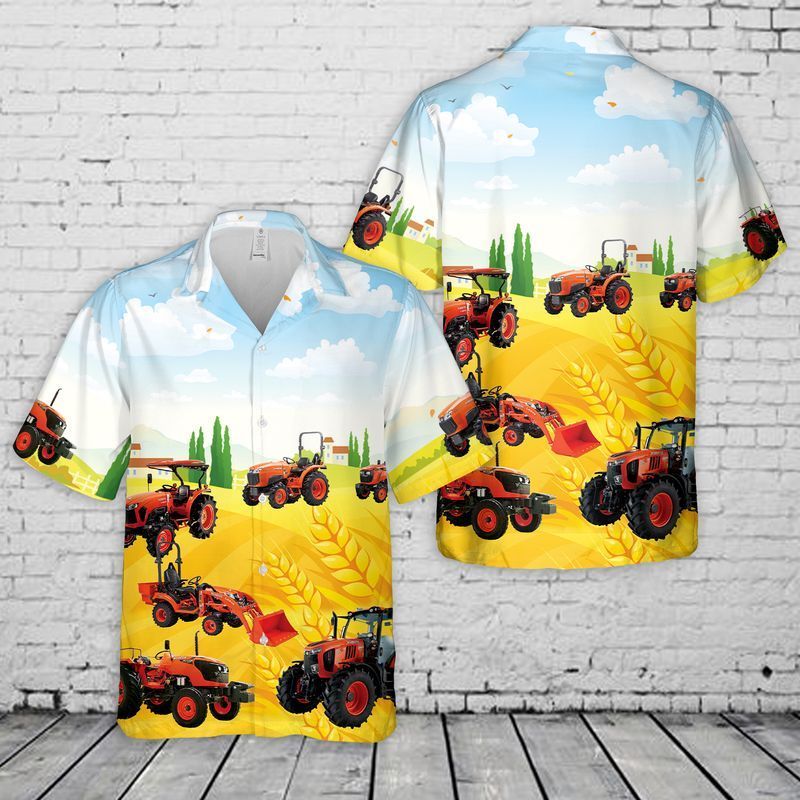 Kubota Tractor Hawaii Shirt Unisex Adult Ha65141