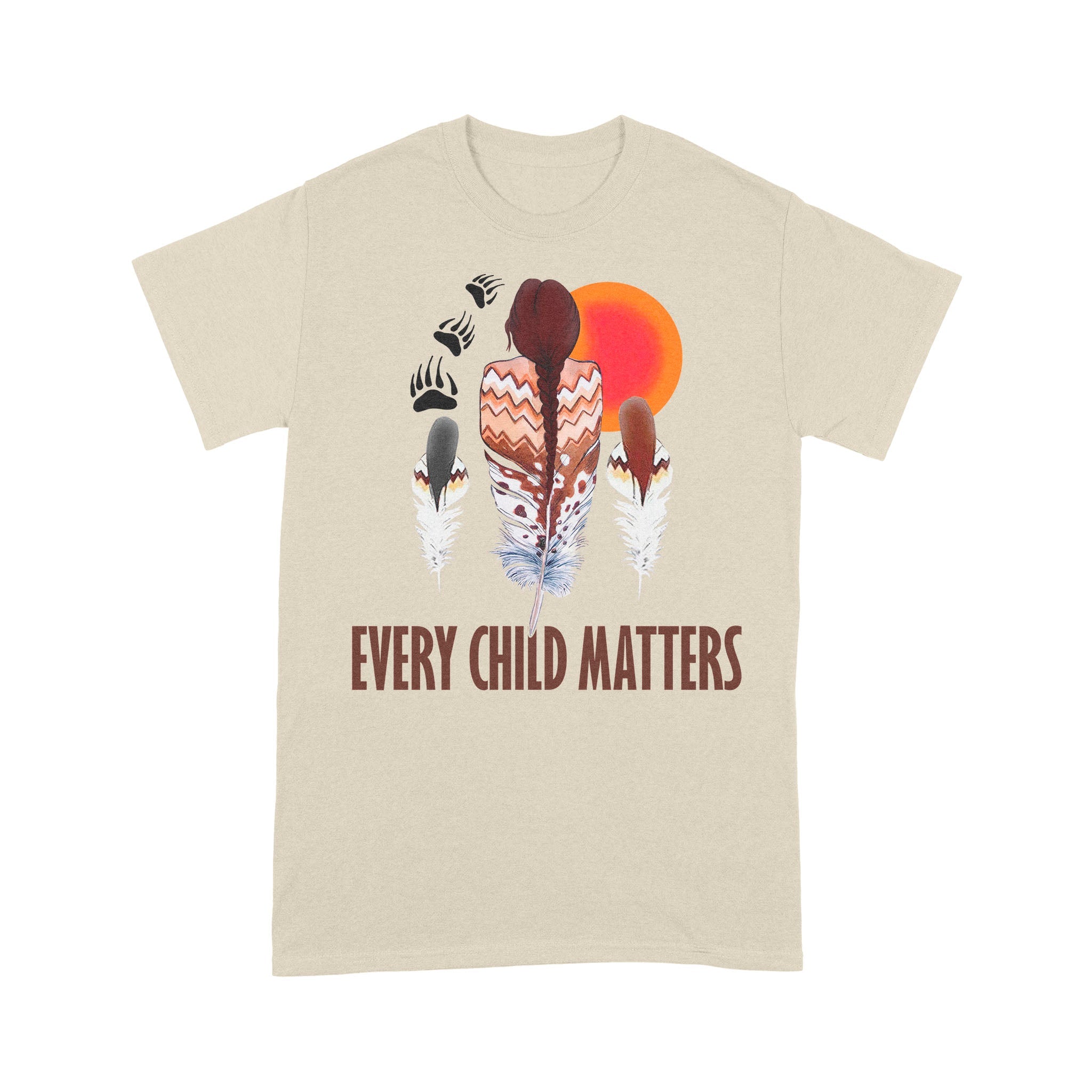 Vibecosy Every Child Matters Native American T-Shirt Vp24012207