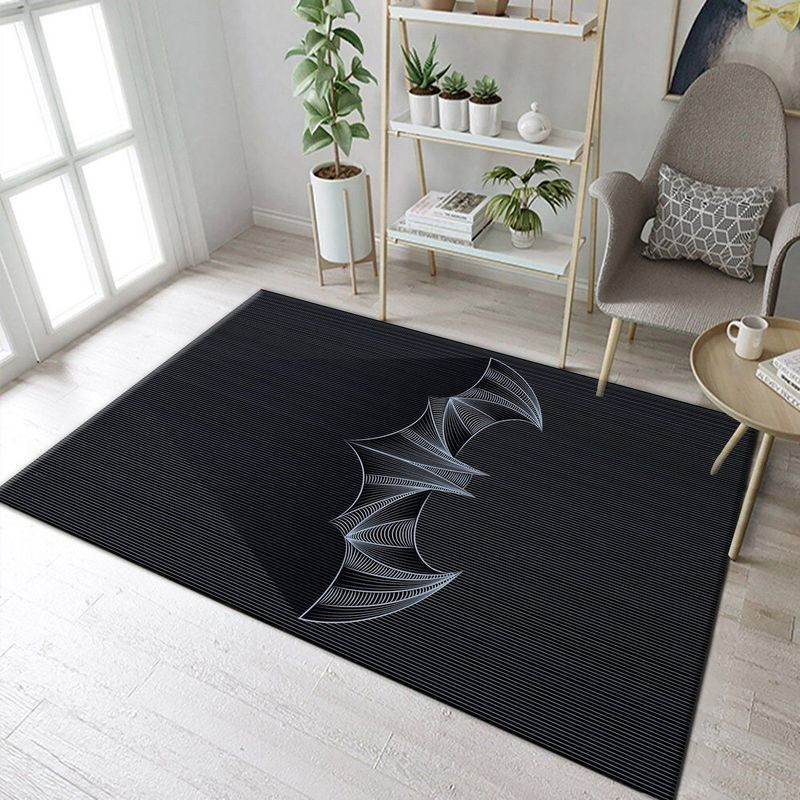 Batman Logo Area Rug Carpet Kitchen Rug Christmas Gift Us Decor