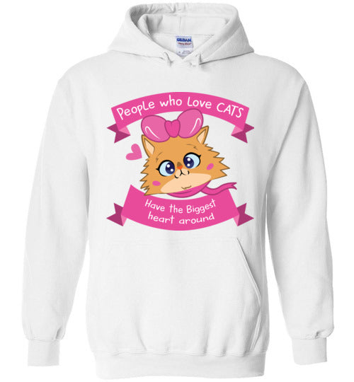 Lolo Quotes – People Who Love Cats Have The Biggest Heart Around Unisex Hoodie Jacket S-2Xl