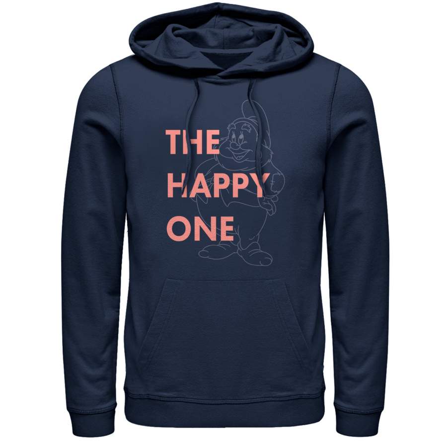 Snow White and the Seven Dwarves Men’s Happy One  Lightweight Hoodie