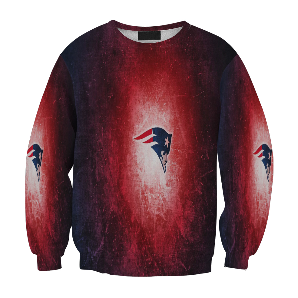 New England Patriots Red Light1 Gift For Fan 3D Full Printing Sweatshirt