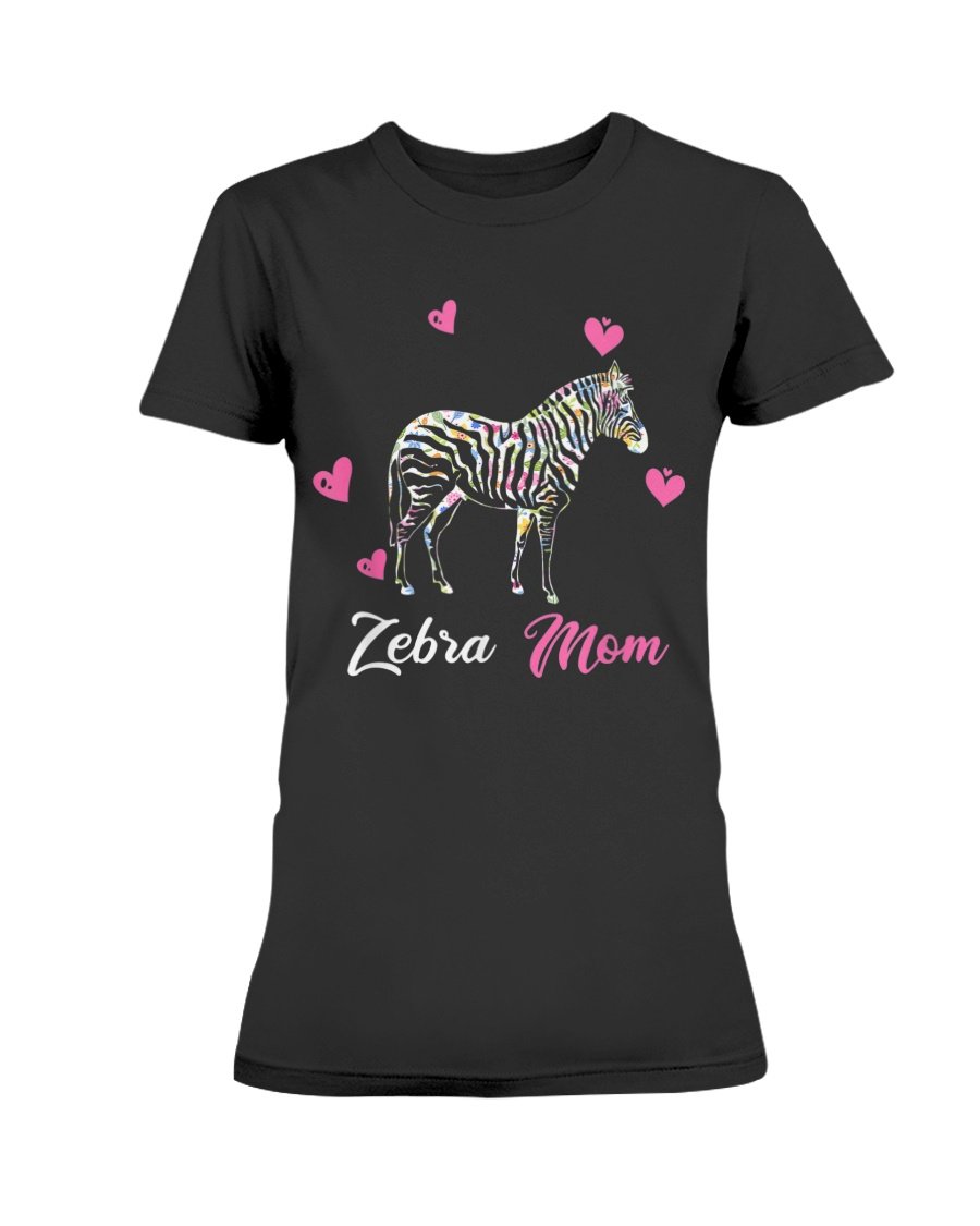 Zebra Mom For Animal Lovers Mothers Day T-Shirt