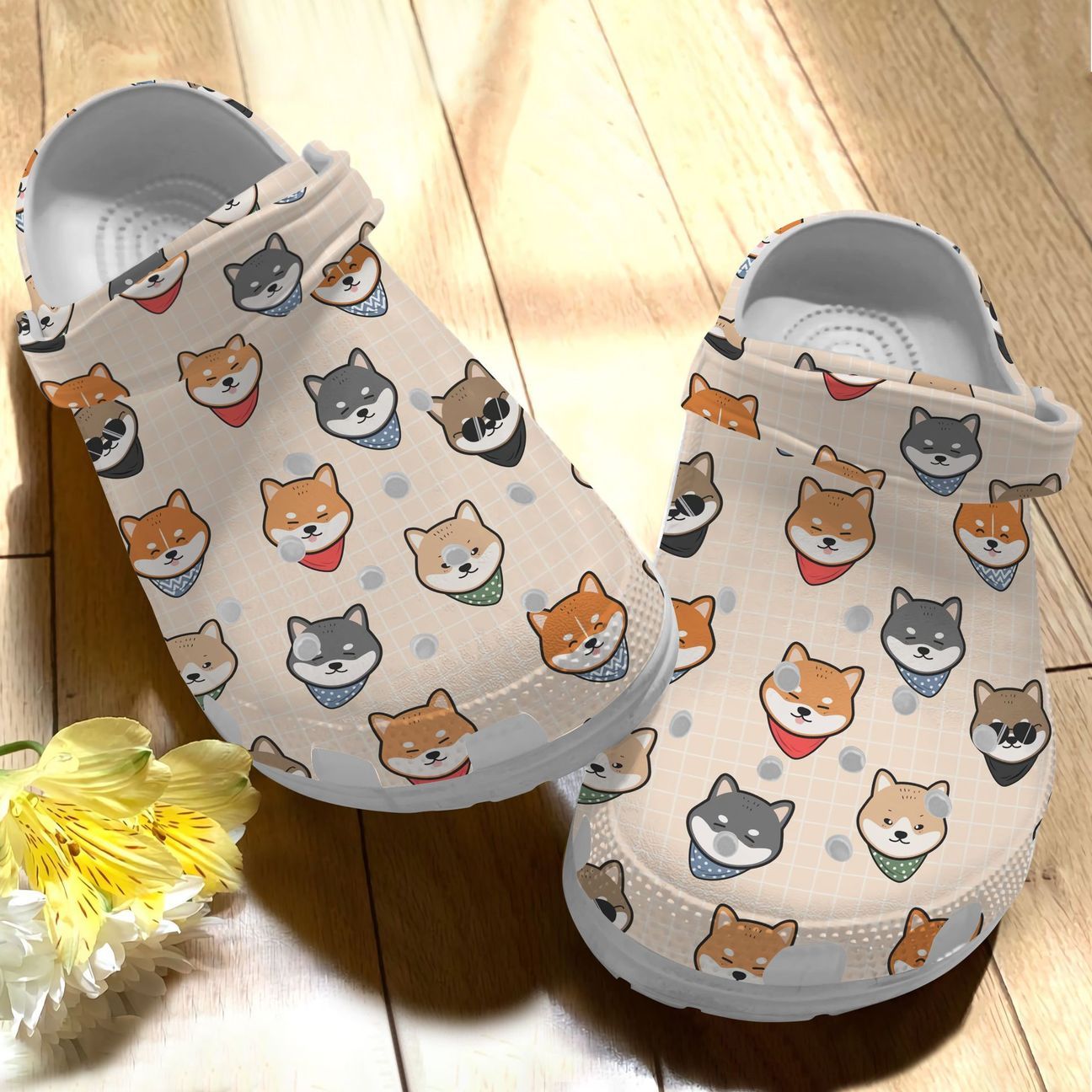 Shiba Inu Personalize Clog, Custom Name, Text, Fashion Style For Women, Men, Kid, Print 3D Cool Shiba Inu