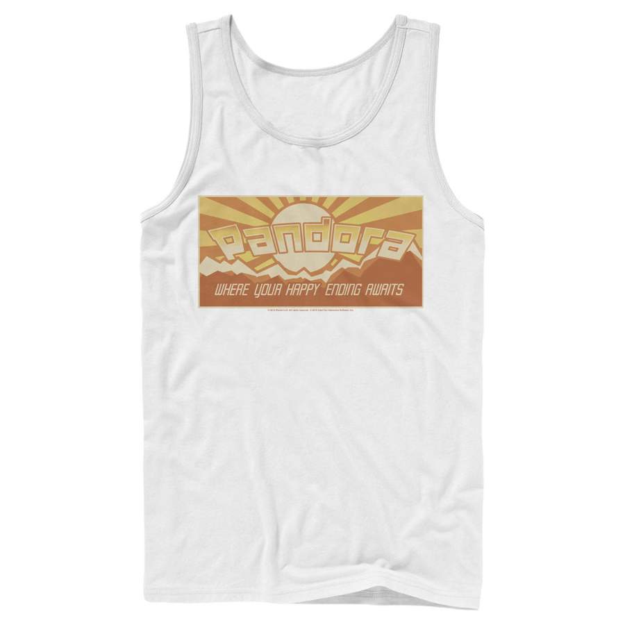 Borderlands 3 Men’s Pandora Travel Poster  Tank Top