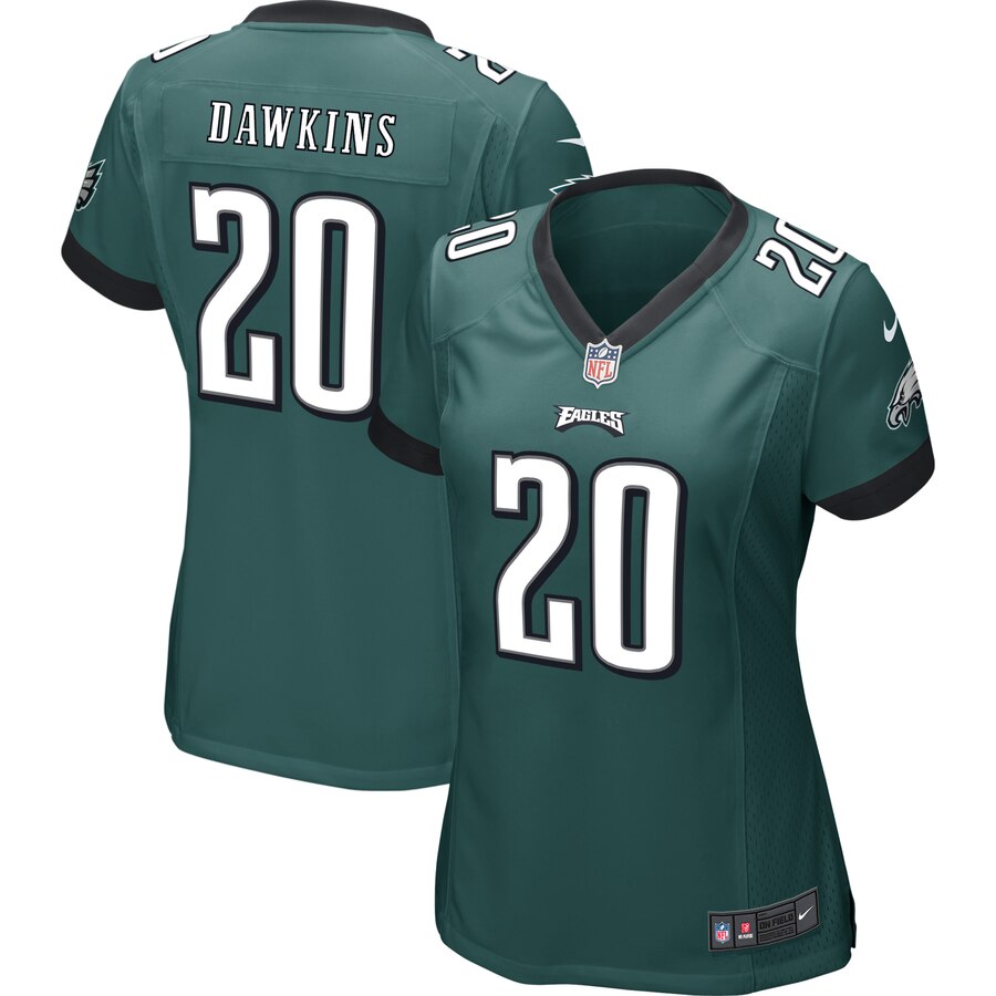 Brian Dawkins Philadelphia Eagles Nike Womens Game Jersey – Midnight Green