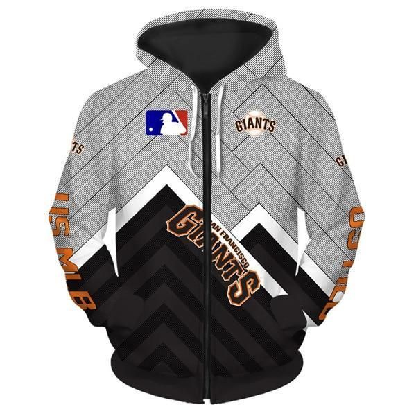 San Francisco Giants 3D Zipper Hoodie