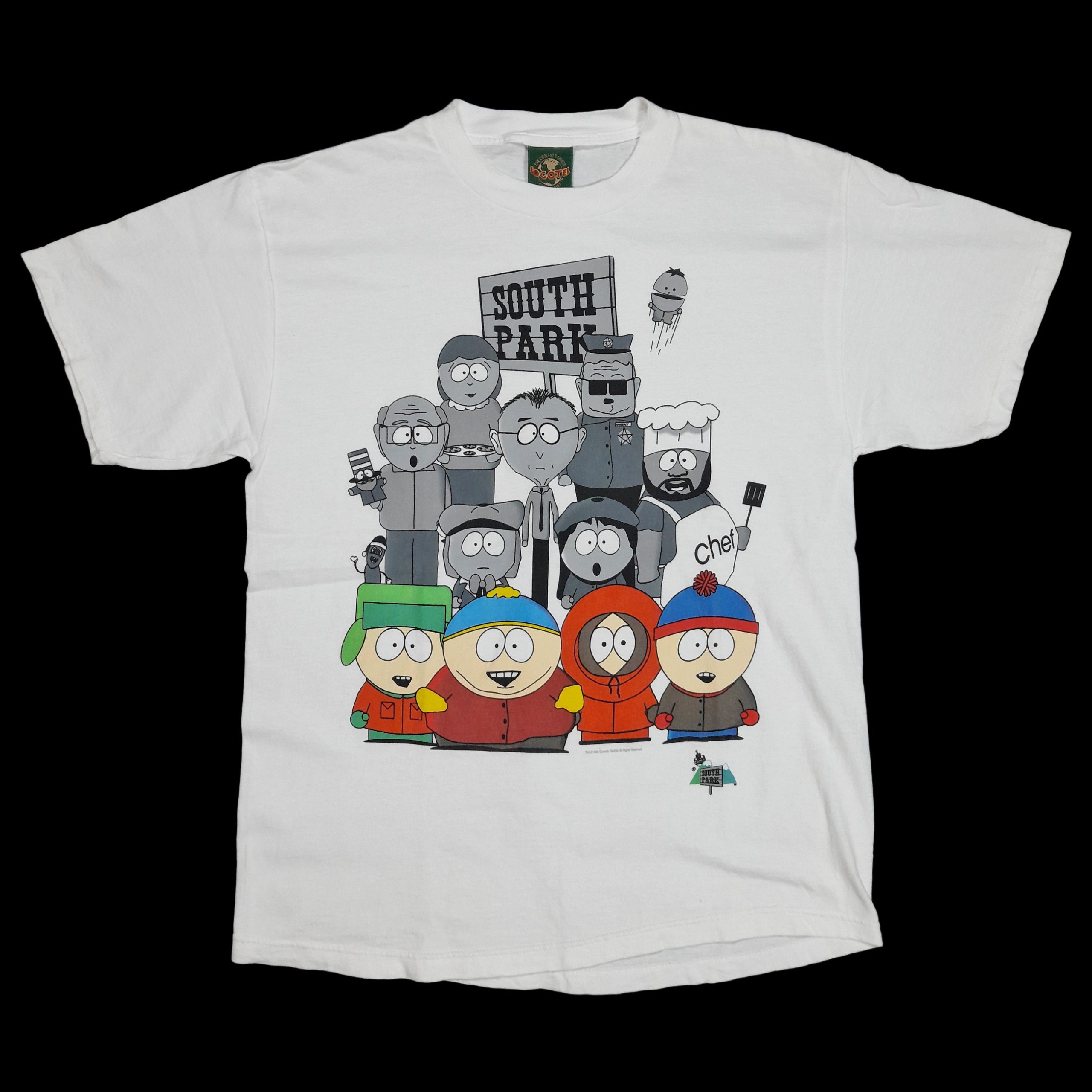 Vintage 90 s South Park Full Characters Animated Series TV Show Cartoon Shirt Outfit  For Men  For Women