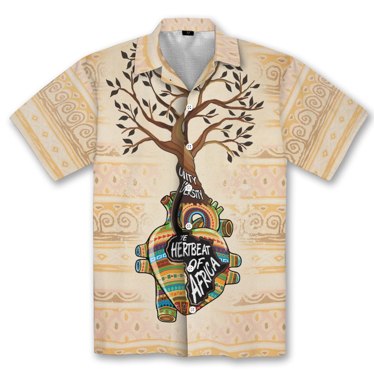 Unity In Diversity The Heartbeat Of Africa Linen Hawaiian Shirt