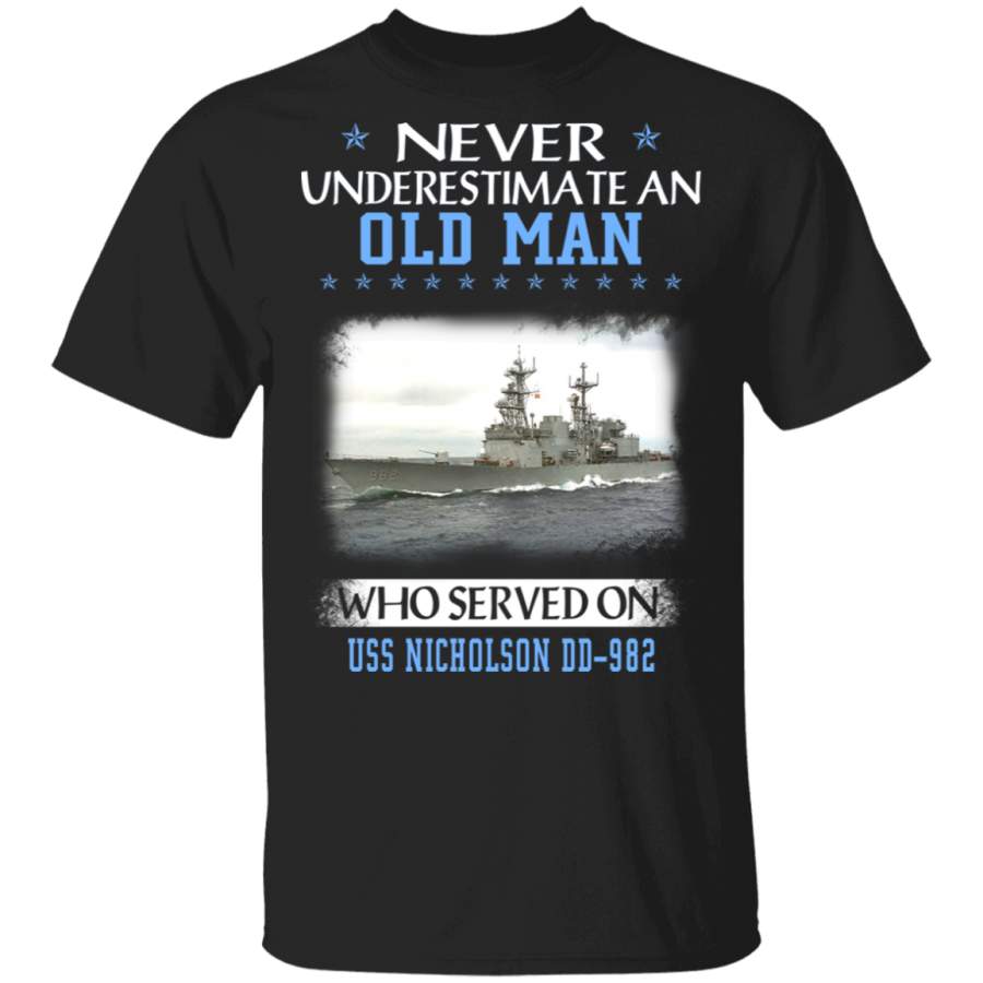 USS Nicholson DD-982 Veterans Day Christmas Gift T-Shirt