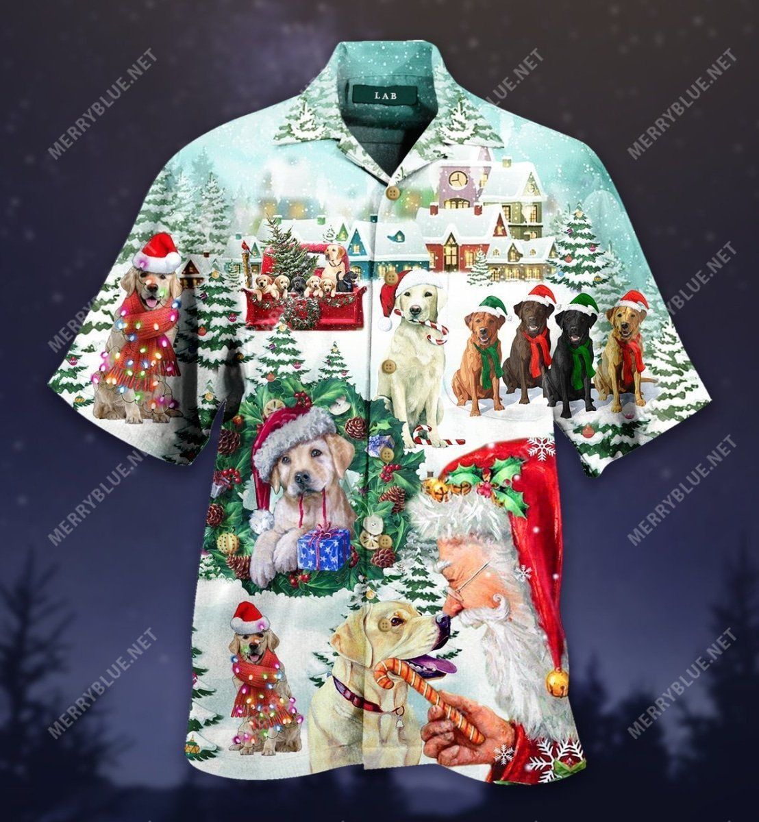 Check Out This Awesome Labrador Retriever Christmas Unisex Hawaii Shirt Ha109955