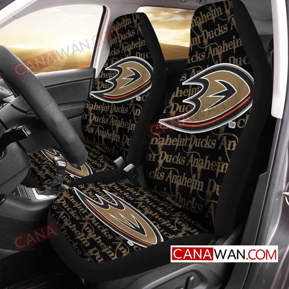 Anaheim Ducks Logo Art Style95 3D Customized Personalized Car Seat Cover