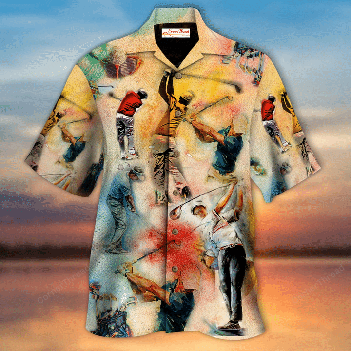 Life Is A Game But Golf Serious Hawaiian Shirt Ha54288