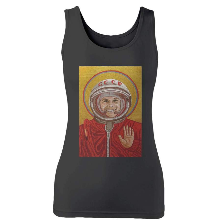 Jurij Gagarin Man Was The World Woman’s Tank Top