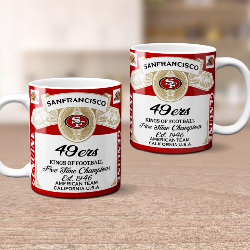 San Francisco 49ers- Budweiser- 11oz and 15oz Ceramic Mug