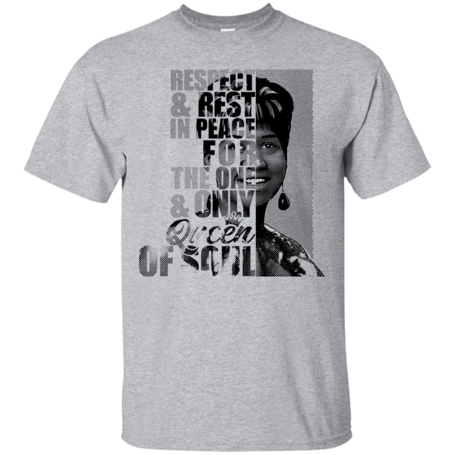 AGR Aretha Franklin Respect And Rest in Peace for The One and Only Queen Shirt